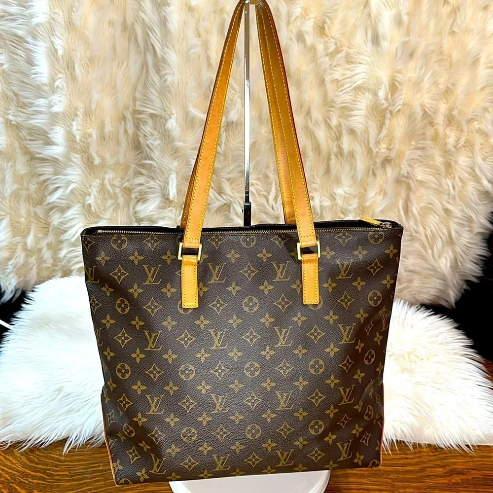 Louis Vuitton Cabas Mezzo Monogram Shoulder Tote - Excellent Preloved Condition
